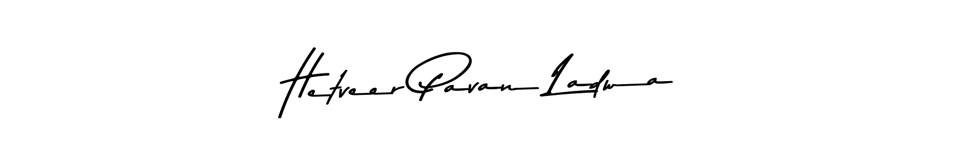 Design your own signature with our free online signature maker. With this signature software, you can create a handwritten (Asem Kandis PERSONAL USE) signature for name Hetveer Pavan Ladwa. Hetveer Pavan Ladwa signature style 9 images and pictures png