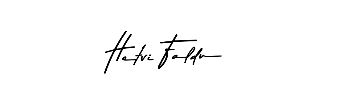 The best way (Asem Kandis PERSONAL USE) to make a short signature is to pick only two or three words in your name. The name Hetvi Faldu include a total of six letters. For converting this name. Hetvi Faldu signature style 9 images and pictures png