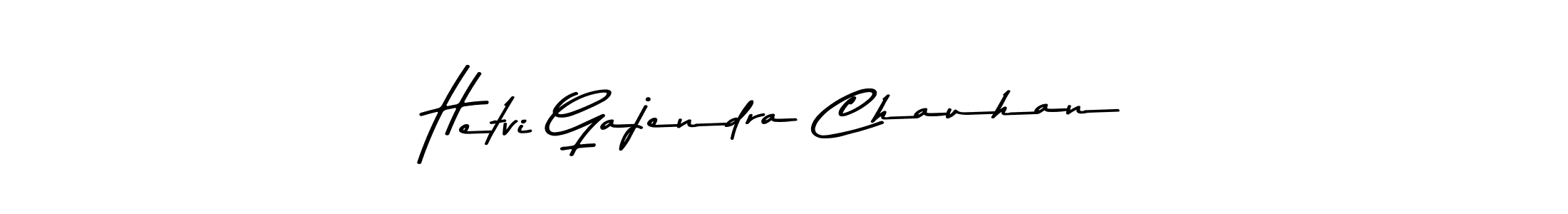 Hetvi Gajendra Chauhan stylish signature style. Best Handwritten Sign (Asem Kandis PERSONAL USE) for my name. Handwritten Signature Collection Ideas for my name Hetvi Gajendra Chauhan. Hetvi Gajendra Chauhan signature style 9 images and pictures png