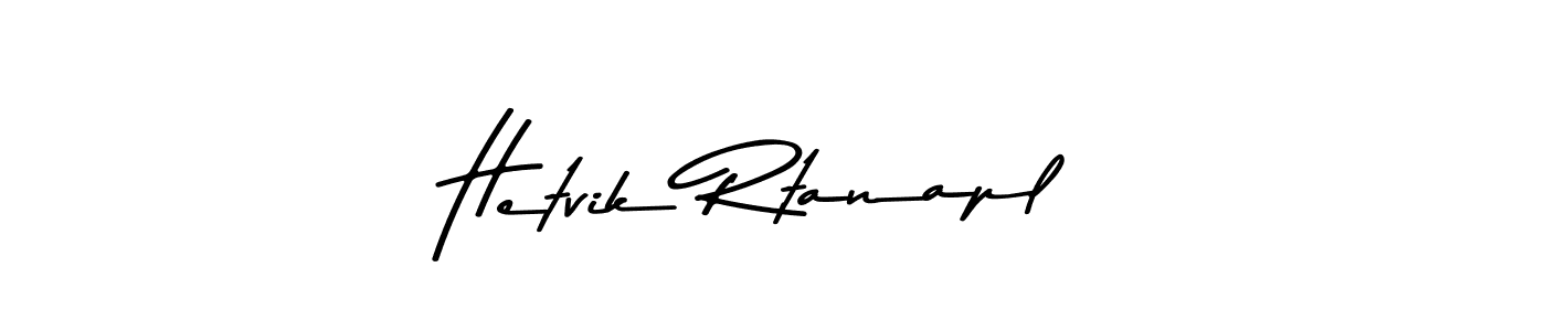 Create a beautiful signature design for name Hetvik Rtanapl. With this signature (Asem Kandis PERSONAL USE) fonts, you can make a handwritten signature for free. Hetvik Rtanapl signature style 9 images and pictures png