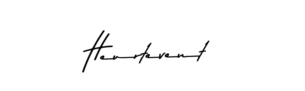 How to make Heurtevent name signature. Use Asem Kandis PERSONAL USE style for creating short signs online. This is the latest handwritten sign. Heurtevent signature style 9 images and pictures png