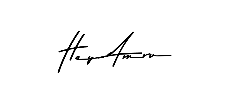 Hey Amru stylish signature style. Best Handwritten Sign (Asem Kandis PERSONAL USE) for my name. Handwritten Signature Collection Ideas for my name Hey Amru. Hey Amru signature style 9 images and pictures png
