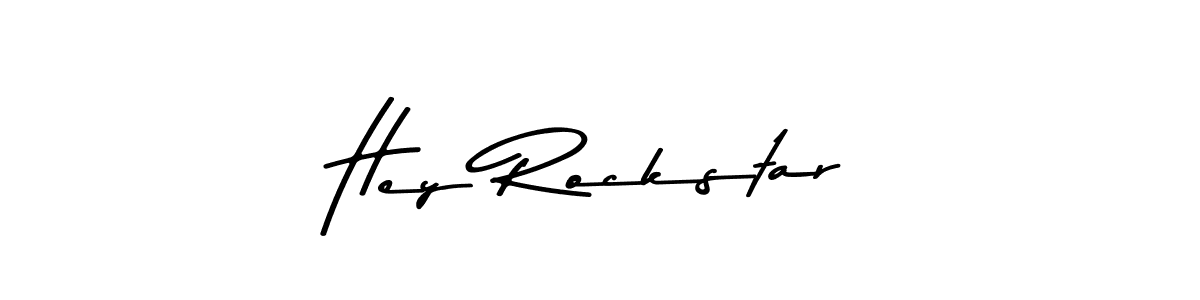 How to make Hey Rockstar signature? Asem Kandis PERSONAL USE is a professional autograph style. Create handwritten signature for Hey Rockstar name. Hey Rockstar signature style 9 images and pictures png