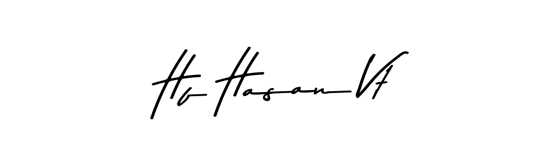 How to make Hf Hasan Vt signature? Asem Kandis PERSONAL USE is a professional autograph style. Create handwritten signature for Hf Hasan Vt name. Hf Hasan Vt signature style 9 images and pictures png