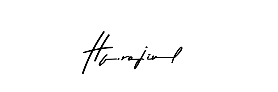 Make a beautiful signature design for name Hf.rojiul. Use this online signature maker to create a handwritten signature for free. Hf.rojiul signature style 9 images and pictures png