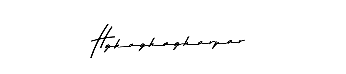 How to make Hghaghagharpar signature? Asem Kandis PERSONAL USE is a professional autograph style. Create handwritten signature for Hghaghagharpar name. Hghaghagharpar signature style 9 images and pictures png