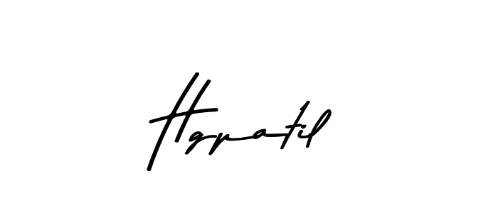 Hgpatil stylish signature style. Best Handwritten Sign (Asem Kandis PERSONAL USE) for my name. Handwritten Signature Collection Ideas for my name Hgpatil. Hgpatil signature style 9 images and pictures png