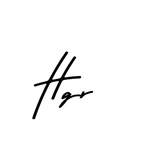 Make a beautiful signature design for name Hgr. With this signature (Asem Kandis PERSONAL USE) style, you can create a handwritten signature for free. Hgr signature style 9 images and pictures png