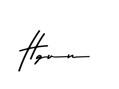 Create a beautiful signature design for name Hgun. With this signature (Asem Kandis PERSONAL USE) fonts, you can make a handwritten signature for free. Hgun signature style 9 images and pictures png
