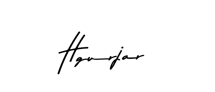 Create a beautiful signature design for name Hgurjar. With this signature (Asem Kandis PERSONAL USE) fonts, you can make a handwritten signature for free. Hgurjar signature style 9 images and pictures png