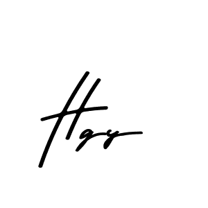 How to make Hgy name signature. Use Asem Kandis PERSONAL USE style for creating short signs online. This is the latest handwritten sign. Hgy signature style 9 images and pictures png