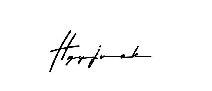 The best way (Asem Kandis PERSONAL USE) to make a short signature is to pick only two or three words in your name. The name Hgyjuok include a total of six letters. For converting this name. Hgyjuok signature style 9 images and pictures png