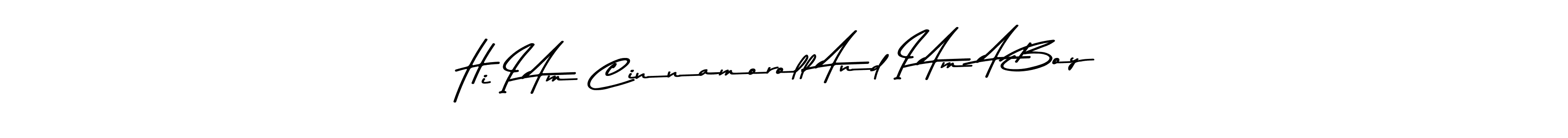 Use a signature maker to create a handwritten signature online. With this signature software, you can design (Asem Kandis PERSONAL USE) your own signature for name Hi I Am Cinnamoroll And I Am A Boy. Hi I Am Cinnamoroll And I Am A Boy signature style 9 images and pictures png