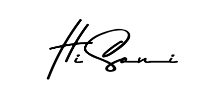 Practice writing Hi Soni with the flow of Asem Kandis PERSONAL USE lettering. A fantastic source of inspiration for developing your personal signature style. Hi Soni signature style 9 images and pictures png