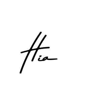 Use a signature maker to create a handwritten signature online. With this signature software, you can design (Asem Kandis PERSONAL USE) your own signature for name Hia. Hia signature style 9 images and pictures png