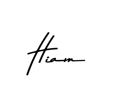 Hiam stylish signature style. Best Handwritten Sign (Asem Kandis PERSONAL USE) for my name. Handwritten Signature Collection Ideas for my name Hiam. Hiam signature style 9 images and pictures png