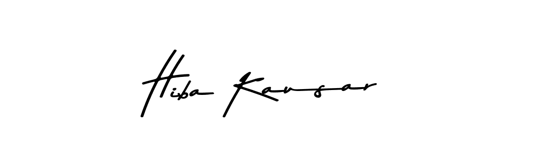 How to make Hiba Kausar name signature. Use Asem Kandis PERSONAL USE style for creating short signs online. This is the latest handwritten sign. Hiba Kausar signature style 9 images and pictures png