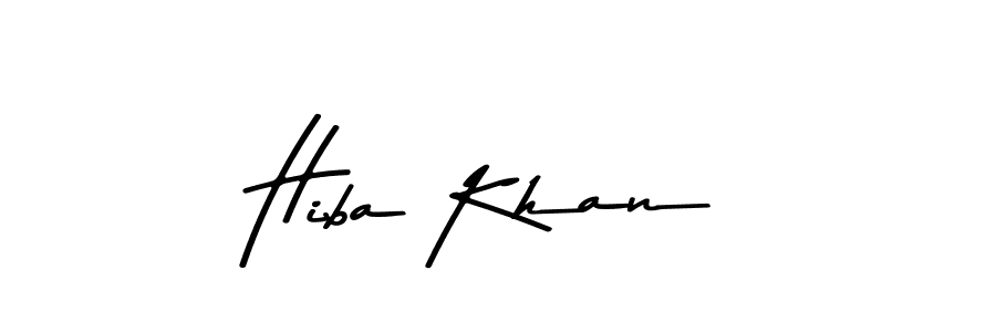 You should practise on your own different ways (Asem Kandis PERSONAL USE) to write your name (Hiba Khan) in signature. don't let someone else do it for you. Hiba Khan signature style 9 images and pictures png