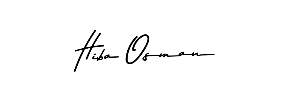 Also You can easily find your signature by using the search form. We will create Hiba Osman name handwritten signature images for you free of cost using Asem Kandis PERSONAL USE sign style. Hiba Osman signature style 9 images and pictures png