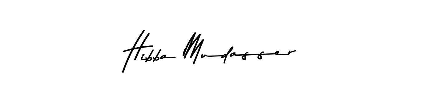 You should practise on your own different ways (Asem Kandis PERSONAL USE) to write your name (Hibba Mudasser) in signature. don't let someone else do it for you. Hibba Mudasser signature style 9 images and pictures png