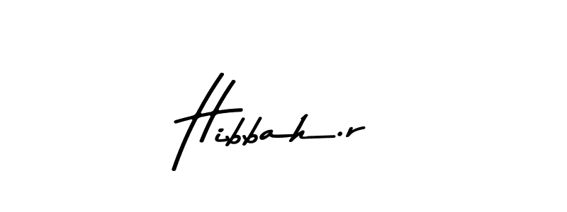 The best way (Asem Kandis PERSONAL USE) to make a short signature is to pick only two or three words in your name. The name Hibbah.r include a total of six letters. For converting this name. Hibbah.r signature style 9 images and pictures png