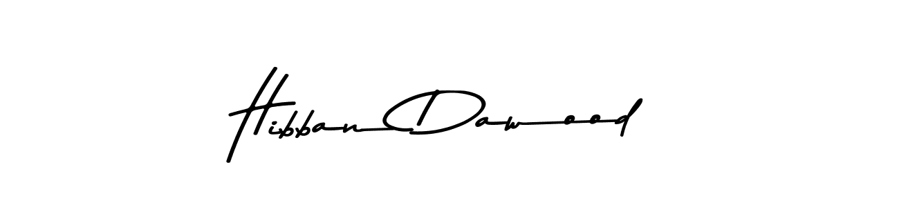 Make a beautiful signature design for name Hibban Dawood. Use this online signature maker to create a handwritten signature for free. Hibban Dawood signature style 9 images and pictures png