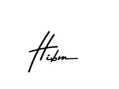 Here are the top 10 professional signature styles for the name Hibm. These are the best autograph styles you can use for your name. Hibm signature style 9 images and pictures png