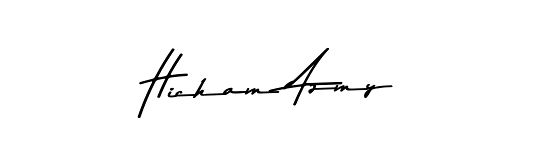 How to make Hicham Azmy signature? Asem Kandis PERSONAL USE is a professional autograph style. Create handwritten signature for Hicham Azmy name. Hicham Azmy signature style 9 images and pictures png