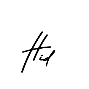 Make a beautiful signature design for name Hid. With this signature (Asem Kandis PERSONAL USE) style, you can create a handwritten signature for free. Hid signature style 9 images and pictures png