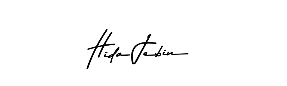 How to Draw Hida Jebin signature style? Asem Kandis PERSONAL USE is a latest design signature styles for name Hida Jebin. Hida Jebin signature style 9 images and pictures png