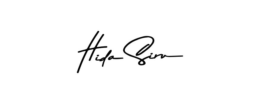 Design your own signature with our free online signature maker. With this signature software, you can create a handwritten (Asem Kandis PERSONAL USE) signature for name Hida Siru. Hida Siru signature style 9 images and pictures png