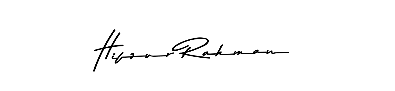 The best way (Asem Kandis PERSONAL USE) to make a short signature is to pick only two or three words in your name. The name Hifzur Rahman include a total of six letters. For converting this name. Hifzur Rahman signature style 9 images and pictures png