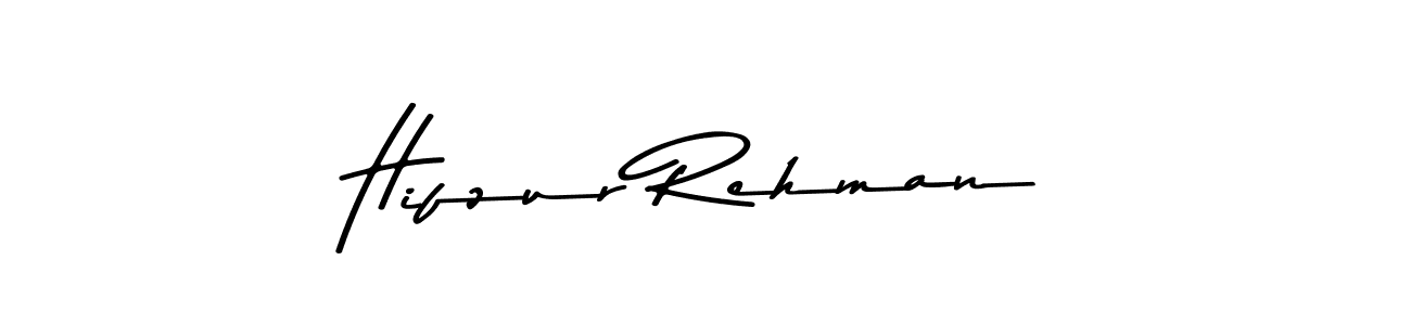 Create a beautiful signature design for name Hifzur Rehman. With this signature (Asem Kandis PERSONAL USE) fonts, you can make a handwritten signature for free. Hifzur Rehman signature style 9 images and pictures png
