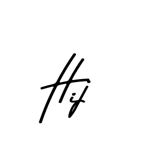 Use a signature maker to create a handwritten signature online. With this signature software, you can design (Asem Kandis PERSONAL USE) your own signature for name Hij. Hij signature style 9 images and pictures png