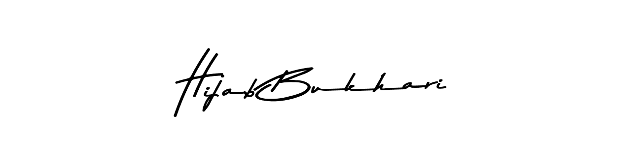 Similarly Asem Kandis PERSONAL USE is the best handwritten signature design. Signature creator online .You can use it as an online autograph creator for name Hijab Bukhari. Hijab Bukhari signature style 9 images and pictures png