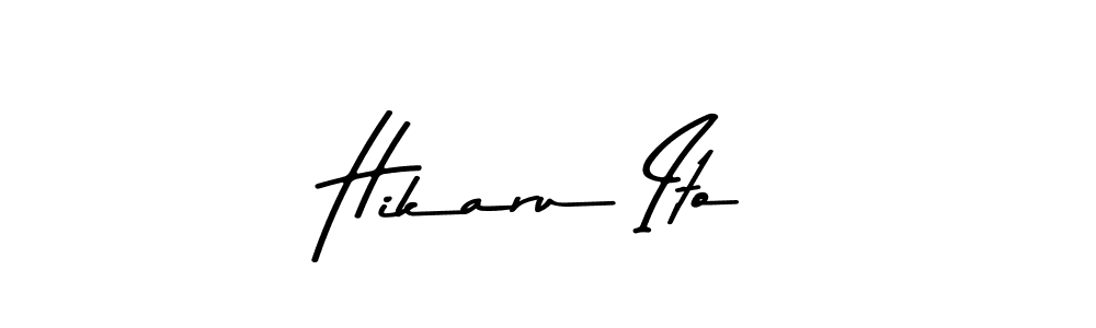 Use a signature maker to create a handwritten signature online. With this signature software, you can design (Asem Kandis PERSONAL USE) your own signature for name Hikaru Ito. Hikaru Ito signature style 9 images and pictures png