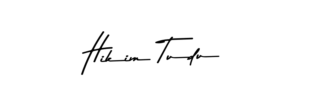 if you are searching for the best signature style for your name Hikim Tudu. so please give up your signature search. here we have designed multiple signature styles  using Asem Kandis PERSONAL USE. Hikim Tudu signature style 9 images and pictures png