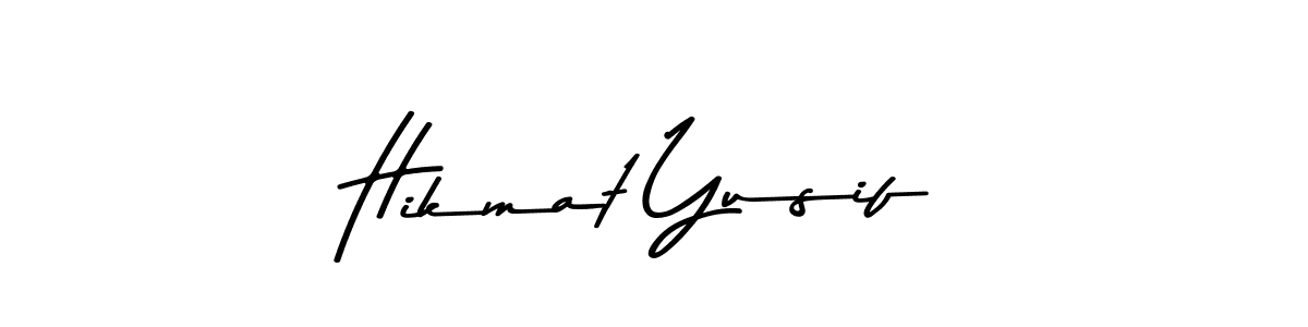 Make a beautiful signature design for name Hikmat Yusif. Use this online signature maker to create a handwritten signature for free. Hikmat Yusif signature style 9 images and pictures png