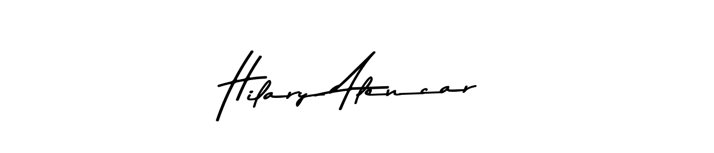 Here are the top 10 professional signature styles for the name Hilary Alencar. These are the best autograph styles you can use for your name. Hilary Alencar signature style 9 images and pictures png