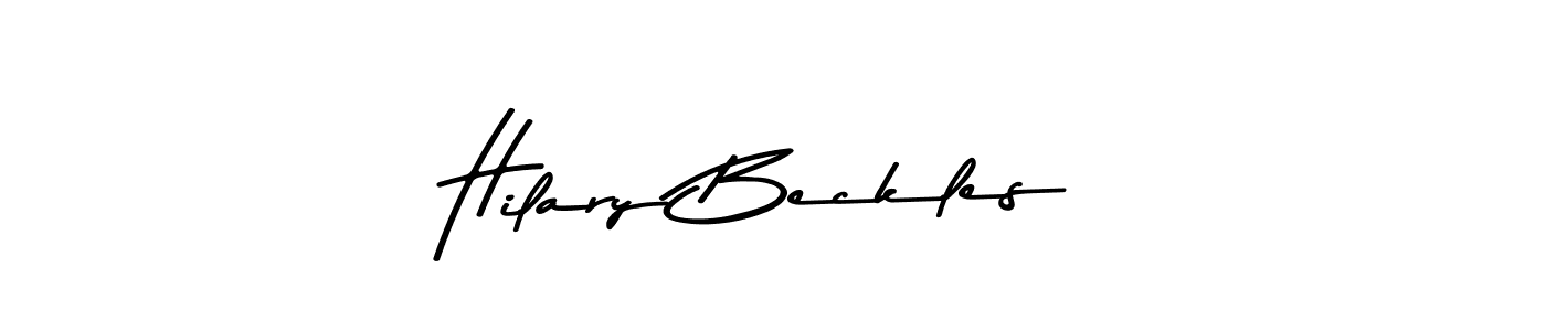Hilary Beckles stylish signature style. Best Handwritten Sign (Asem Kandis PERSONAL USE) for my name. Handwritten Signature Collection Ideas for my name Hilary Beckles. Hilary Beckles signature style 9 images and pictures png