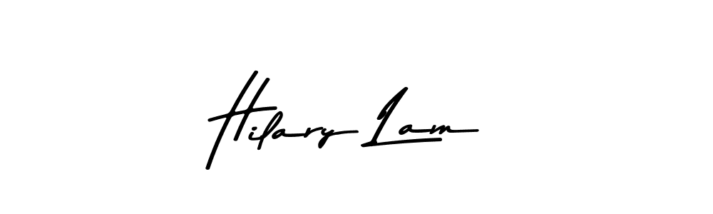 Hilary Lam stylish signature style. Best Handwritten Sign (Asem Kandis PERSONAL USE) for my name. Handwritten Signature Collection Ideas for my name Hilary Lam. Hilary Lam signature style 9 images and pictures png