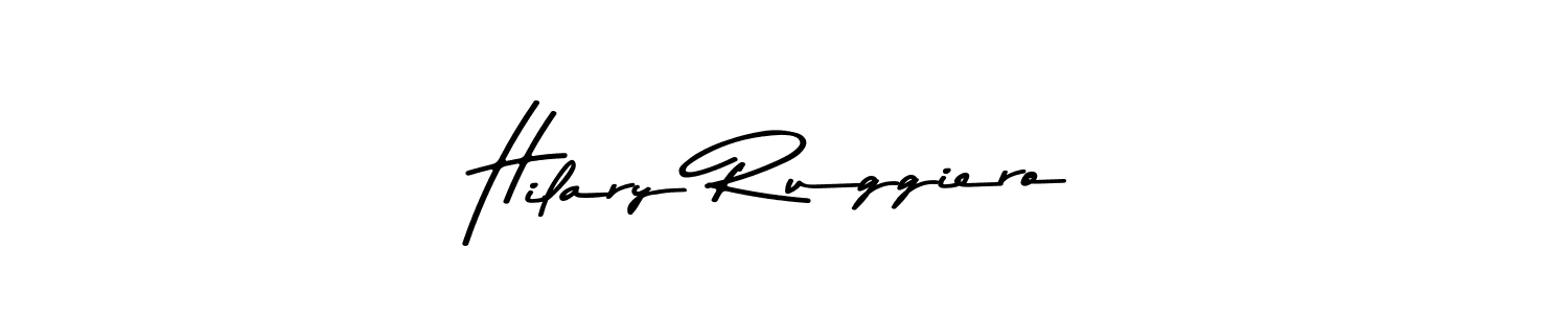 Use a signature maker to create a handwritten signature online. With this signature software, you can design (Asem Kandis PERSONAL USE) your own signature for name Hilary Ruggiero. Hilary Ruggiero signature style 9 images and pictures png
