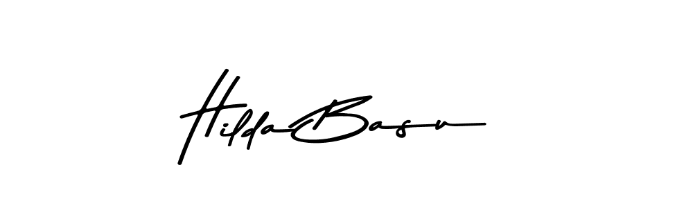 Create a beautiful signature design for name Hilda Basu. With this signature (Asem Kandis PERSONAL USE) fonts, you can make a handwritten signature for free. Hilda Basu signature style 9 images and pictures png