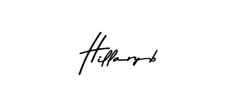 Here are the top 10 professional signature styles for the name Hillaryb. These are the best autograph styles you can use for your name. Hillaryb signature style 9 images and pictures png