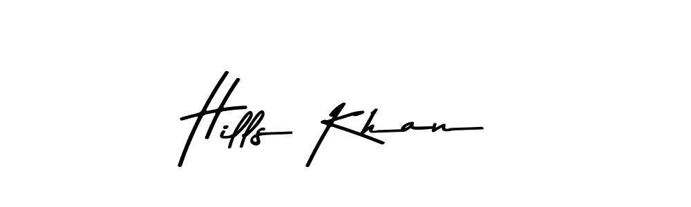 Asem Kandis PERSONAL USE is a professional signature style that is perfect for those who want to add a touch of class to their signature. It is also a great choice for those who want to make their signature more unique. Get Hills Khan name to fancy signature for free. Hills Khan signature style 9 images and pictures png