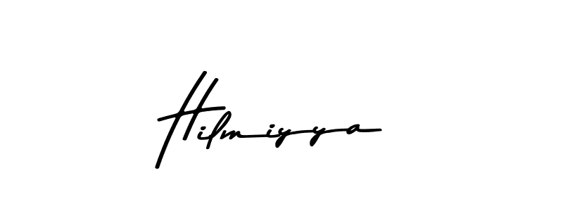 How to make Hilmiyya name signature. Use Asem Kandis PERSONAL USE style for creating short signs online. This is the latest handwritten sign. Hilmiyya signature style 9 images and pictures png