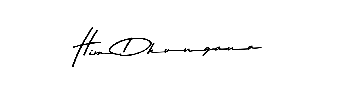 How to make Him Dhungana signature? Asem Kandis PERSONAL USE is a professional autograph style. Create handwritten signature for Him Dhungana name. Him Dhungana signature style 9 images and pictures png