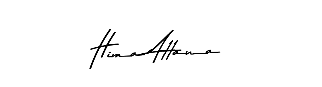 Design your own signature with our free online signature maker. With this signature software, you can create a handwritten (Asem Kandis PERSONAL USE) signature for name Hima Attana. Hima Attana signature style 9 images and pictures png