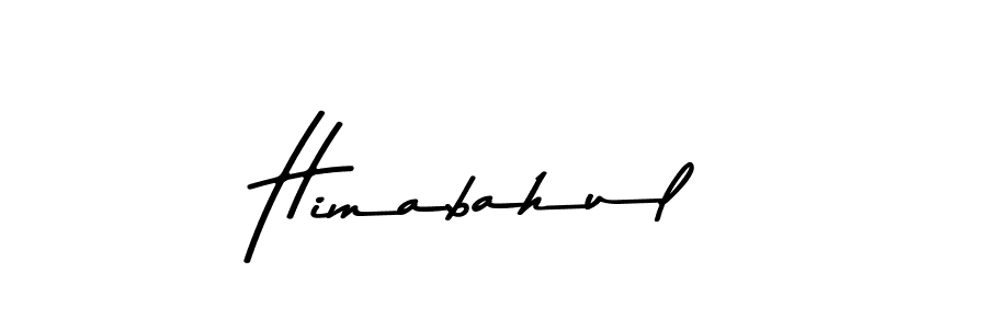 Similarly Asem Kandis PERSONAL USE is the best handwritten signature design. Signature creator online .You can use it as an online autograph creator for name Himabahul. Himabahul signature style 9 images and pictures png
