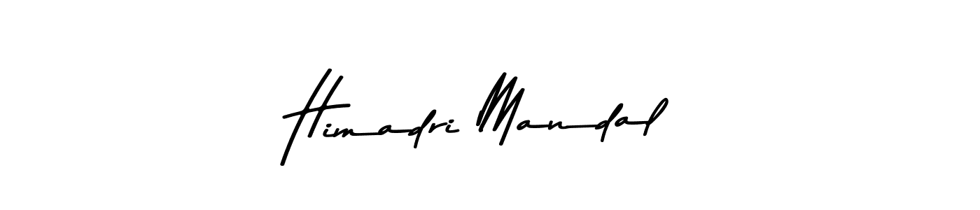 Create a beautiful signature design for name Himadri Mandal. With this signature (Asem Kandis PERSONAL USE) fonts, you can make a handwritten signature for free. Himadri Mandal signature style 9 images and pictures png
